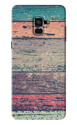 Colourful Wall Samsung Galaxy A8 Plus Back Skin Wrap