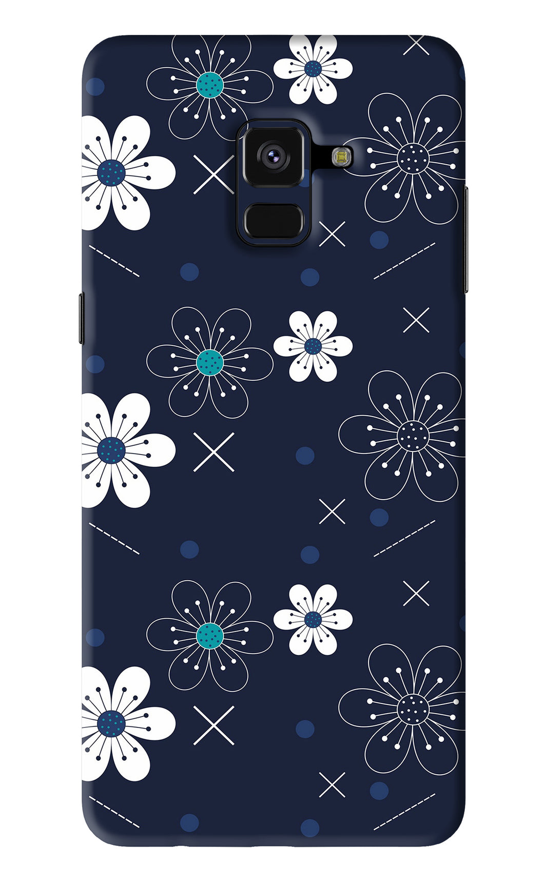 Flowers 4 Samsung Galaxy A8 Plus Back Skin Wrap