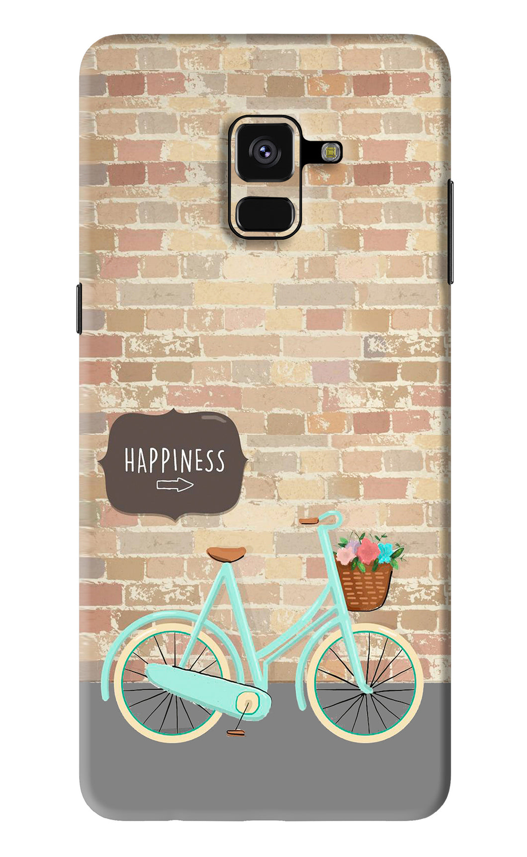 Happiness Artwork Samsung Galaxy A8 Plus Back Skin Wrap