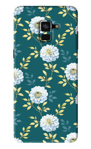 Flowers 5 Samsung Galaxy A8 Plus Back Skin Wrap