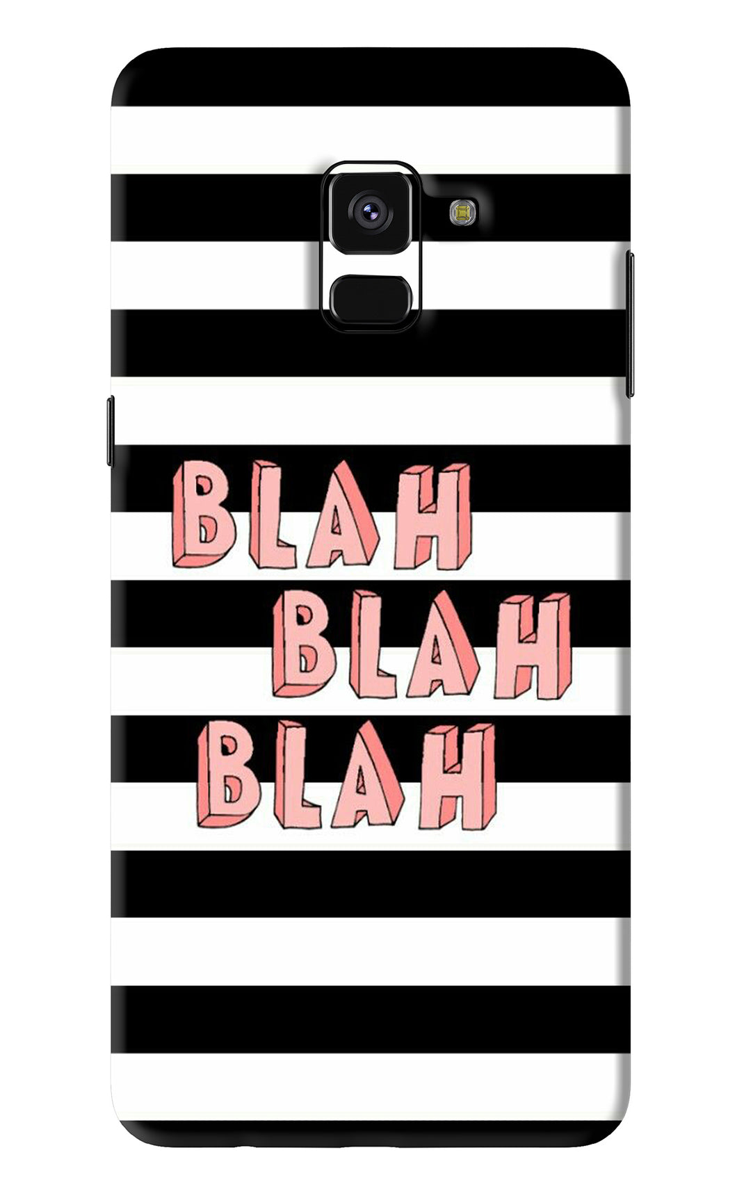 Blah Blah Blah Samsung Galaxy A8 Plus Back Skin Wrap