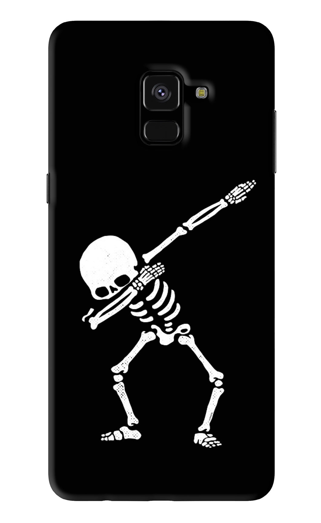 Dabbing Skeleton Art Samsung Galaxy A8 Plus Back Skin Wrap
