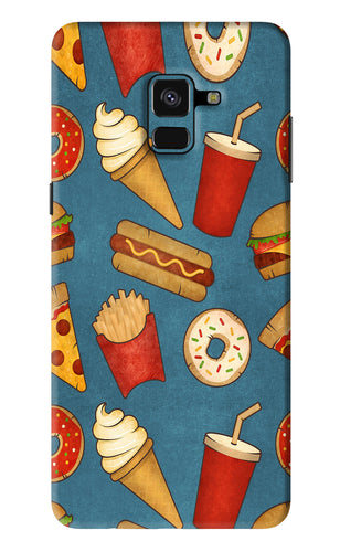 Foodie Samsung Galaxy A8 Plus Back Skin Wrap