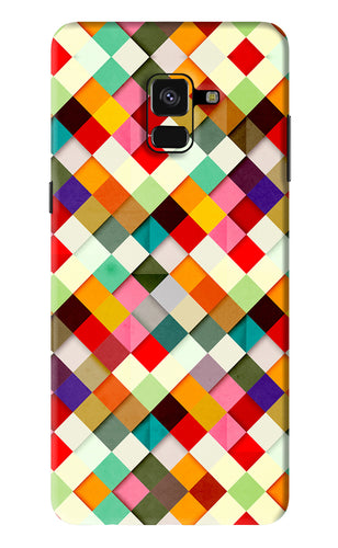 Geometric Abstract Colorful Samsung Galaxy A8 Plus Back Skin Wrap