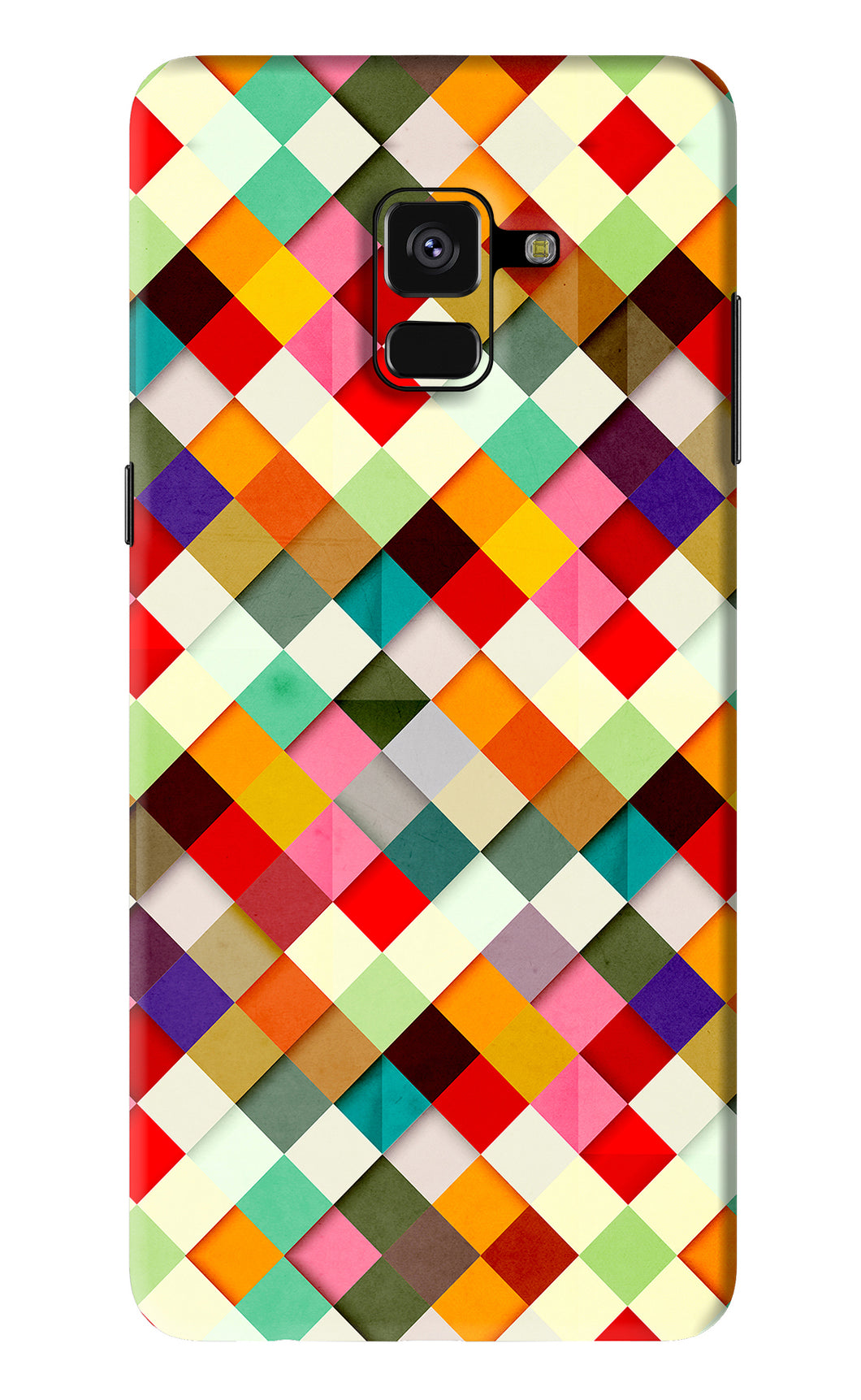 Geometric Abstract Colorful Samsung Galaxy A8 Plus Back Skin Wrap