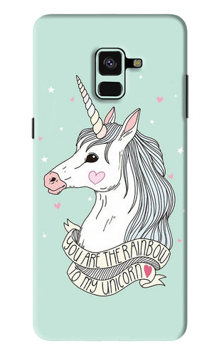 Unicorn Wallpaper Samsung Galaxy A8 Plus Back Skin Wrap