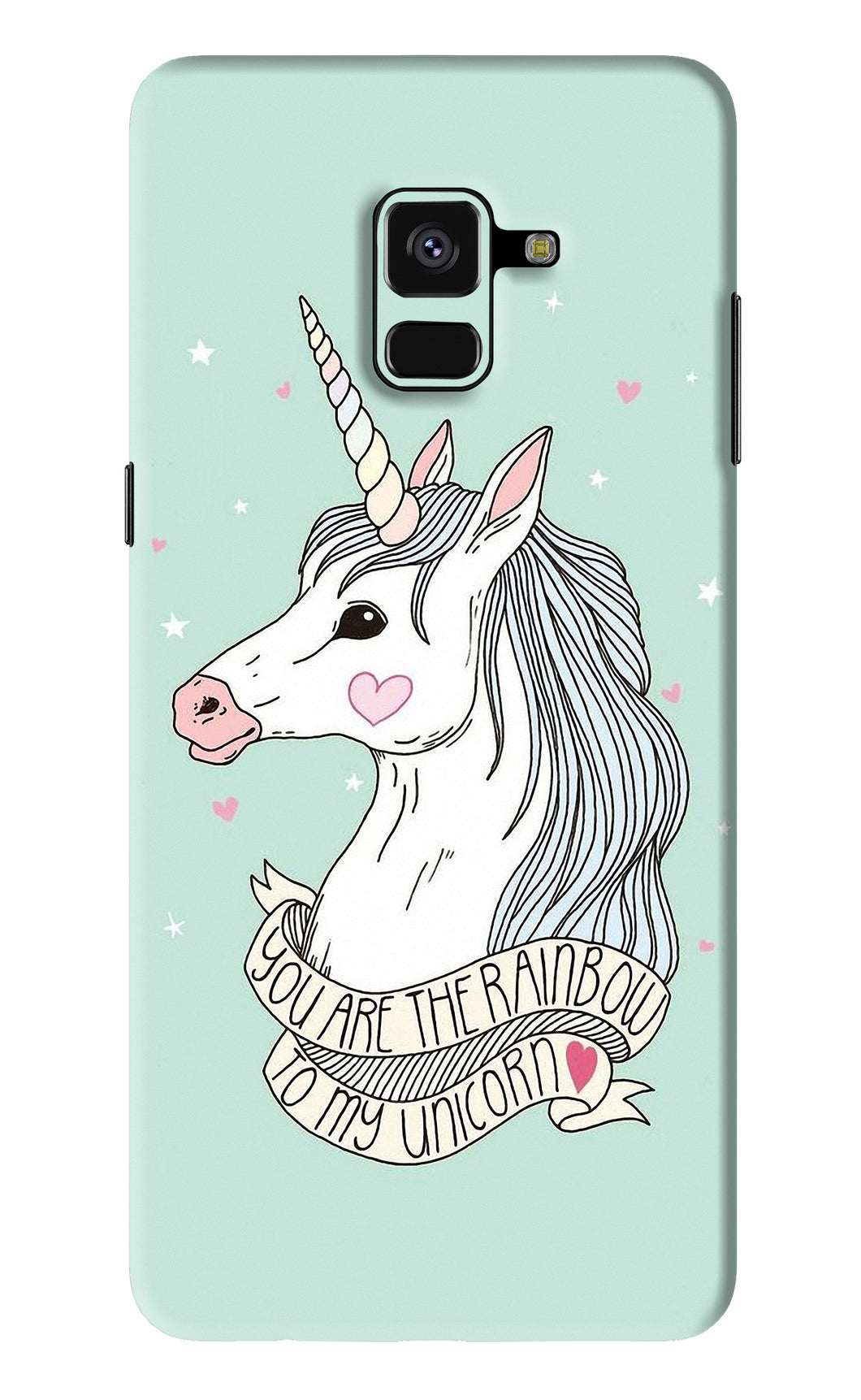 Unicorn Wallpaper Samsung Galaxy A8 Plus Back Skin Wrap