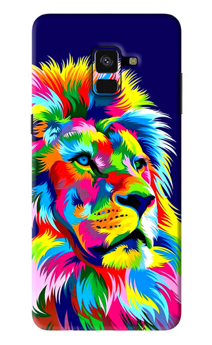 Vector Art Lion Samsung Galaxy A8 Plus Back Skin Wrap