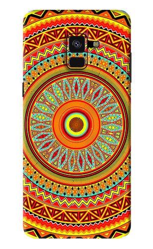 Mandala Pattern Samsung Galaxy A8 Plus Back Skin Wrap