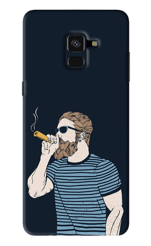 Smoking Samsung Galaxy A8 Plus Back Skin Wrap