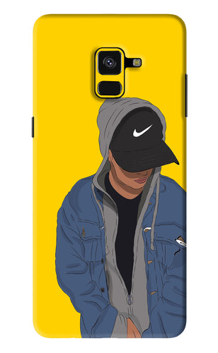 Nike Boy Samsung Galaxy A8 Plus Back Skin Wrap