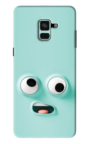 Silly Face Cartoon Samsung Galaxy A8 Plus Back Skin Wrap