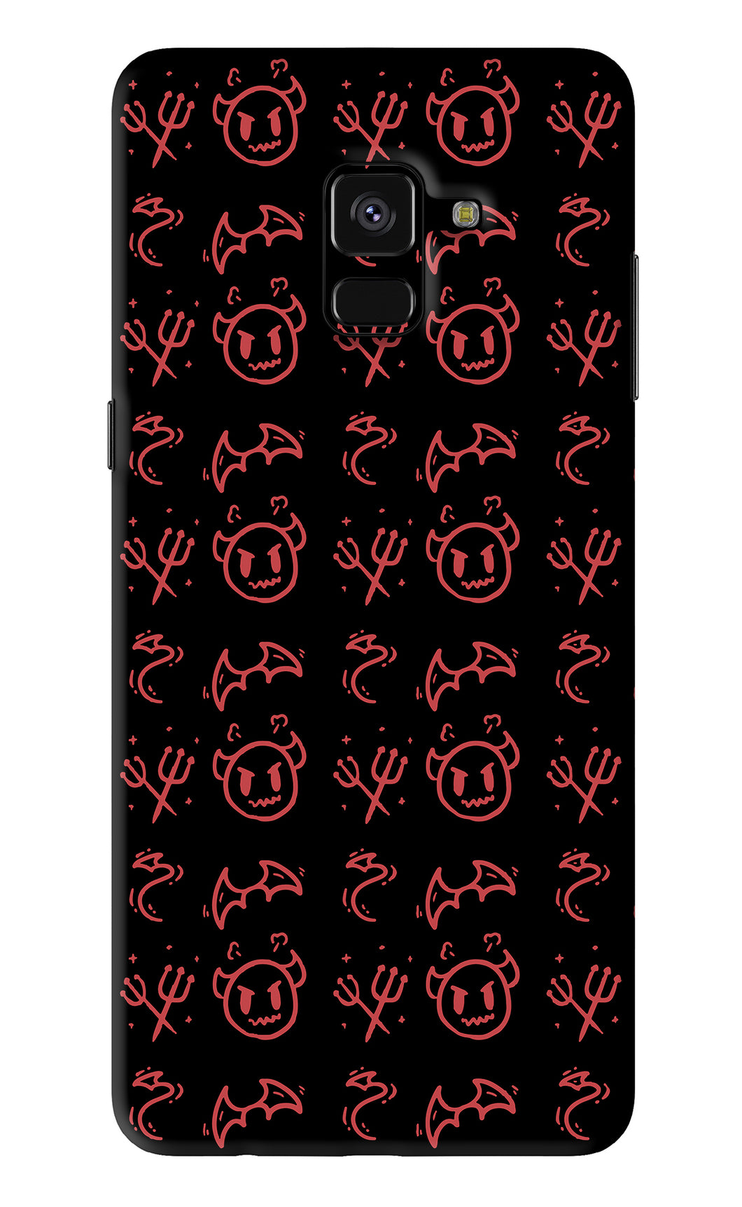 Devil Samsung Galaxy A8 Plus Back Skin Wrap