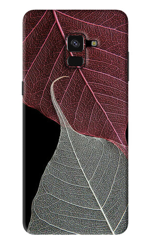 Leaf Pattern Samsung Galaxy A8 Plus Back Skin Wrap