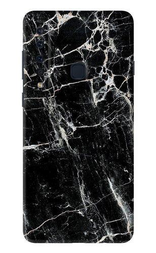 Black Marble Texture 1 Samsung Galaxy A9 Back Skin Wrap