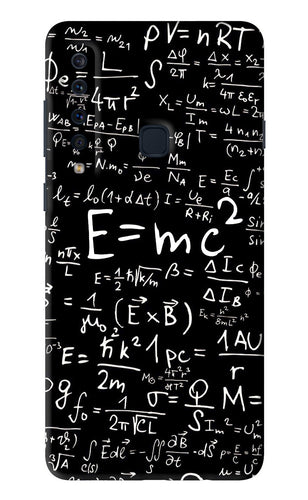 Physics Albert Einstein Formula Samsung Galaxy A9 Back Skin Wrap