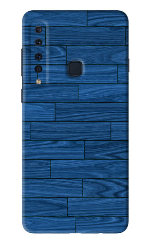 Blue Wooden Texture Samsung Galaxy A9 Back Skin Wrap