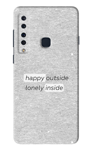 Happy Outside Lonely Inside Samsung Galaxy A9 Back Skin Wrap