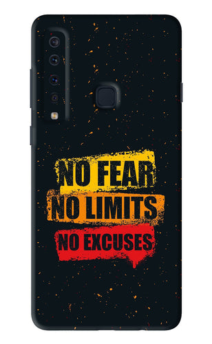 No Fear No Limits No Excuses Samsung Galaxy A9 Back Skin Wrap