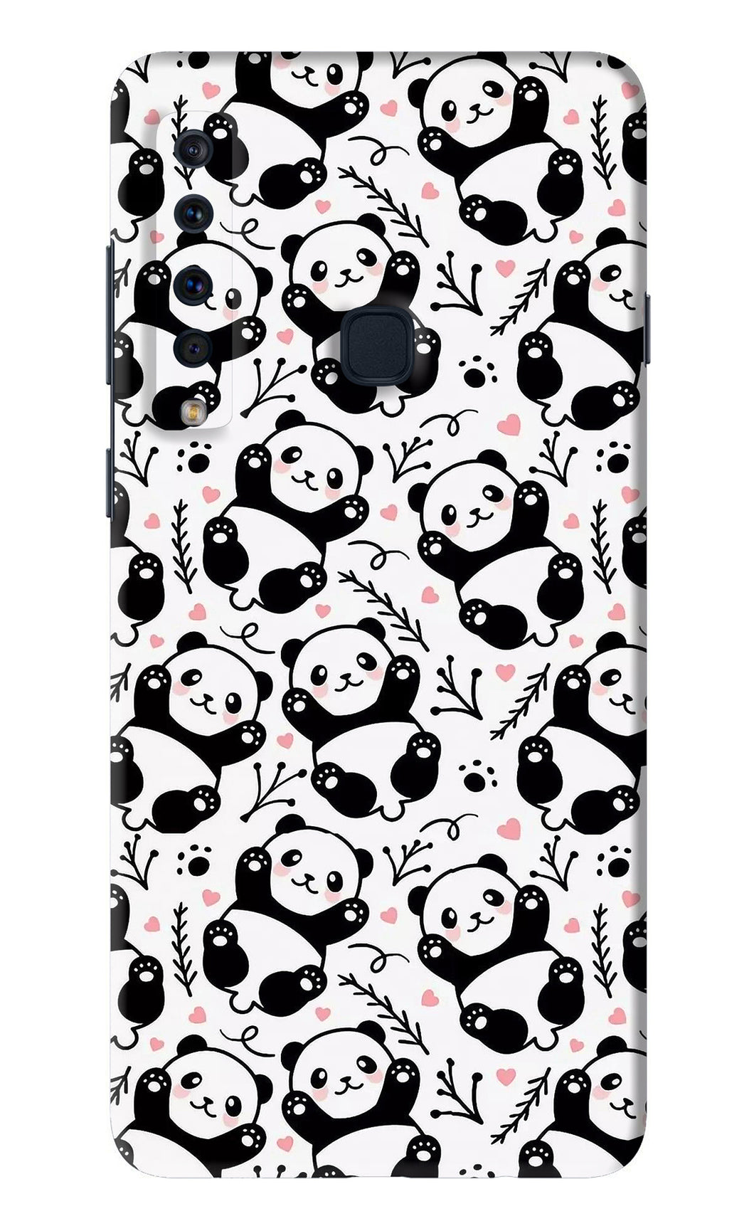 Cute Panda Samsung Galaxy A9 Back Skin Wrap