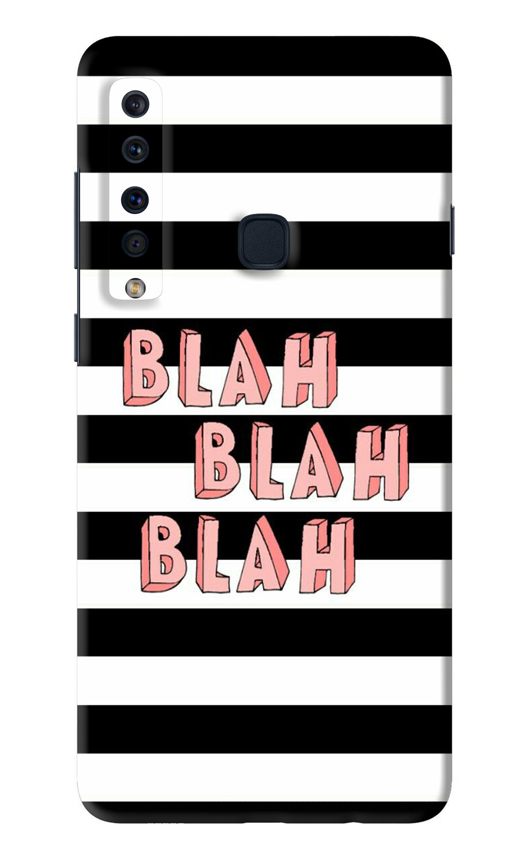 Blah Blah Blah Samsung Galaxy A9 Back Skin Wrap