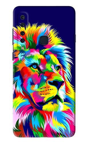 Vector Art Lion Samsung Galaxy A9 Back Skin Wrap