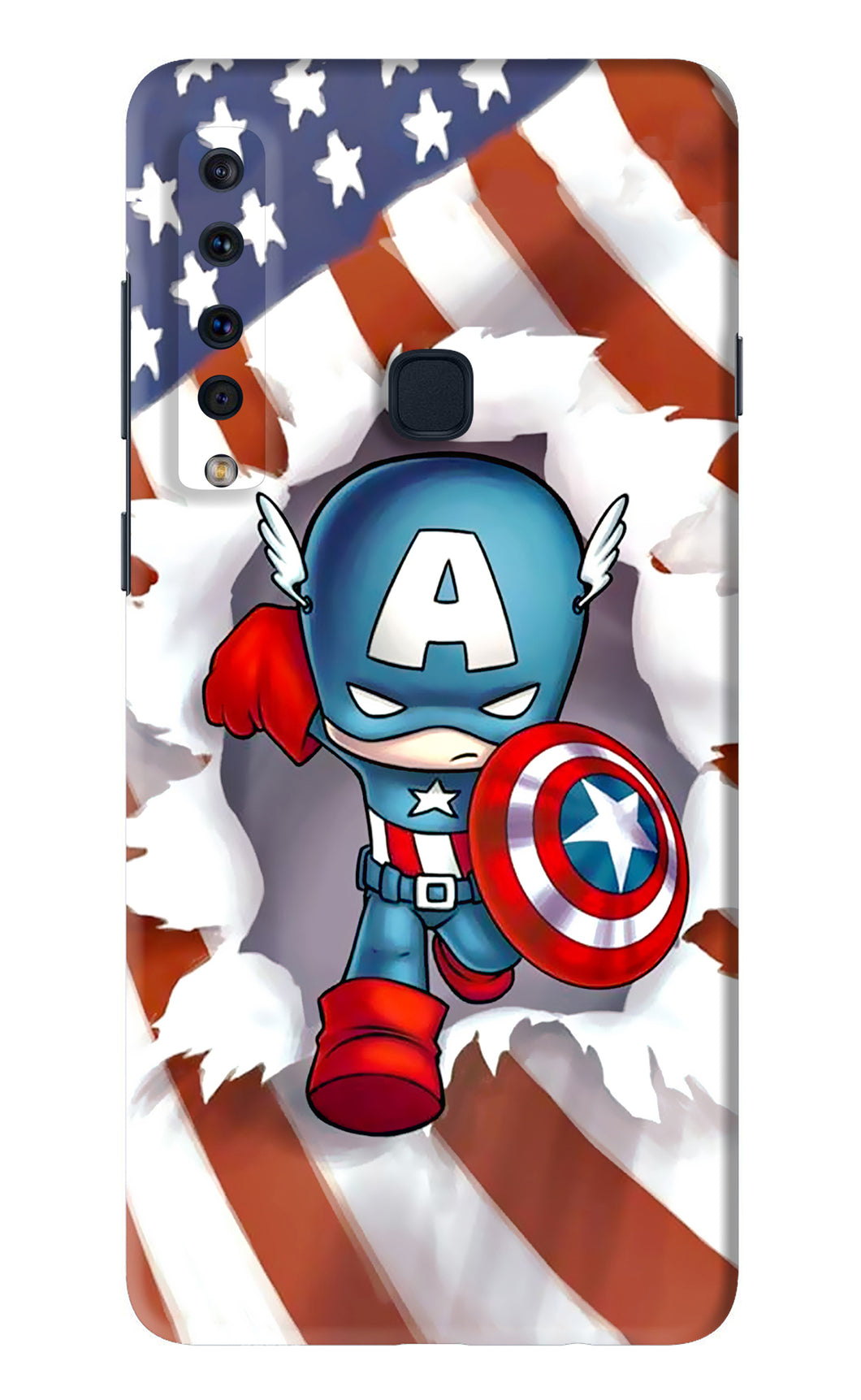 Captain America Samsung Galaxy A9 Back Skin Wrap