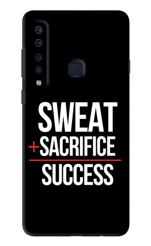 Sweat Sacrifice Success Samsung Galaxy A9 Back Skin Wrap