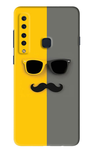 Sunglasses with Mustache Samsung Galaxy A9 Back Skin Wrap