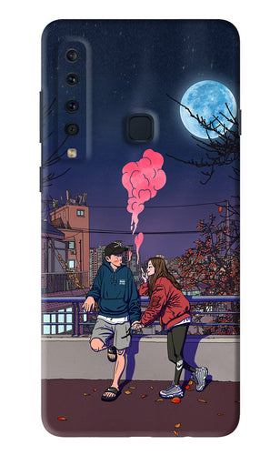 Chilling Couple Samsung Galaxy A9 Back Skin Wrap