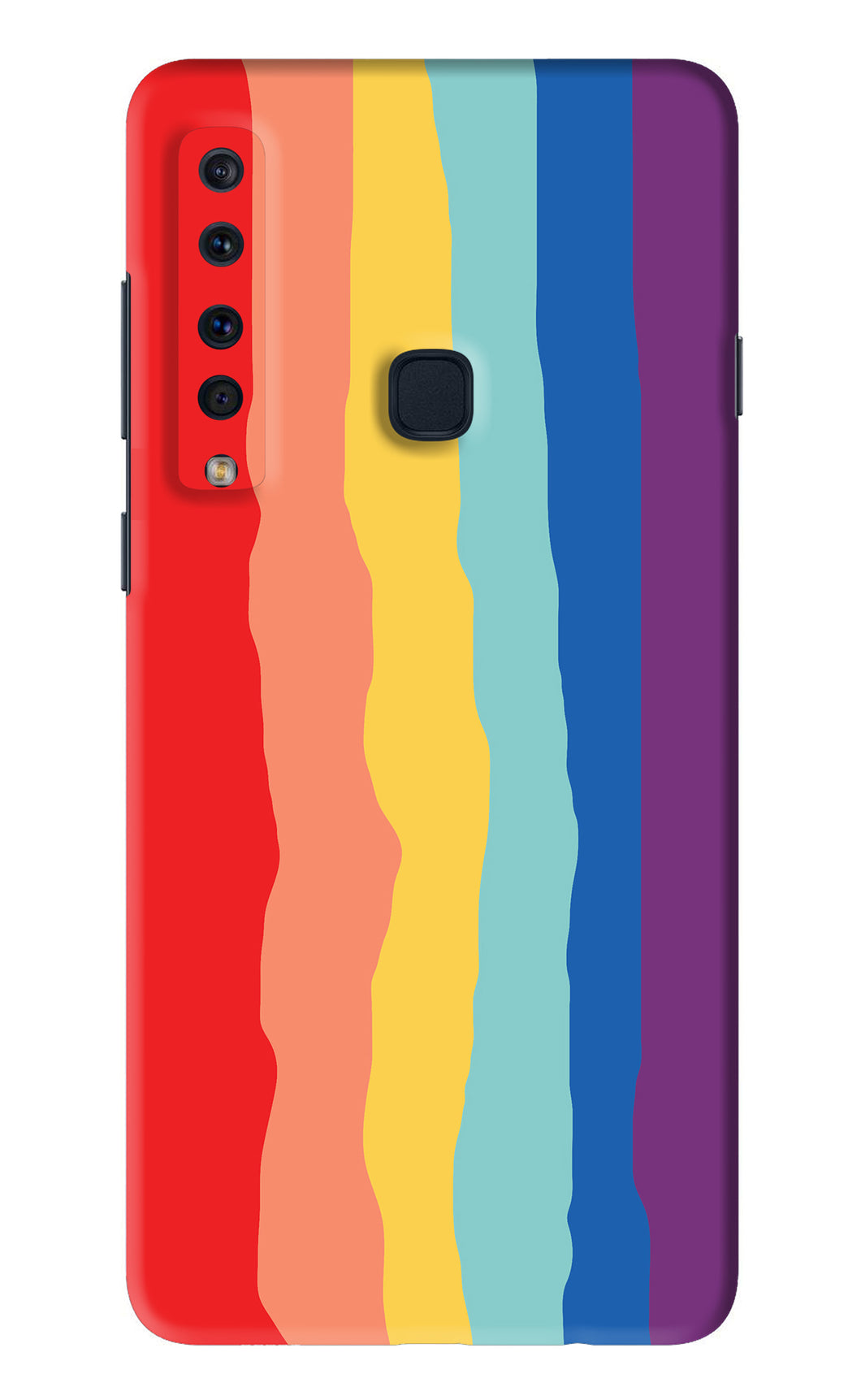 Rainbow Samsung Galaxy A9 Back Skin Wrap