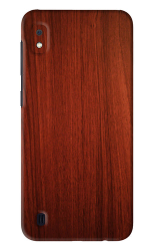 Wooden Plain Pattern Samsung Galaxy A10 Back Skin Wrap