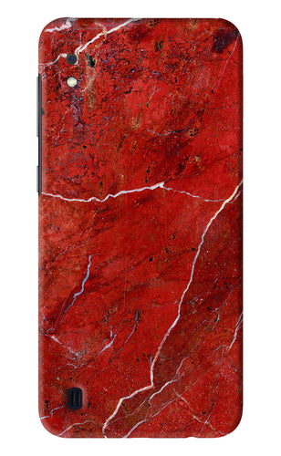 Red Marble Design Samsung Galaxy A10 Back Skin Wrap