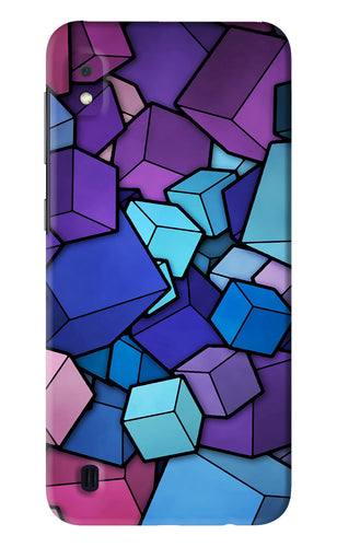 Cubic Abstract Samsung Galaxy A10 Back Skin Wrap