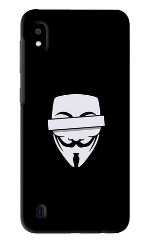 Anonymous Face Samsung Galaxy A10 Back Skin Wrap