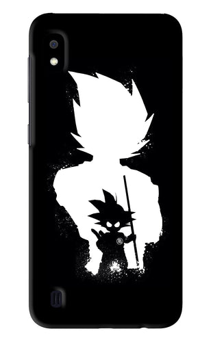 Goku Shadow Samsung Galaxy A10 Back Skin Wrap