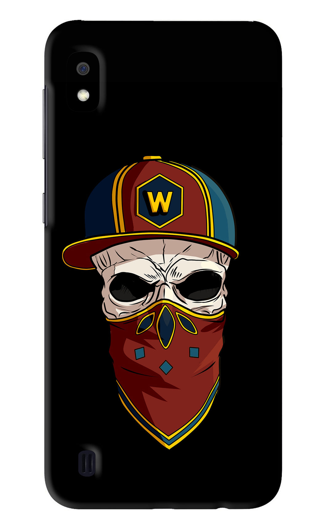 Skull Samsung Galaxy A10 Back Skin Wrap