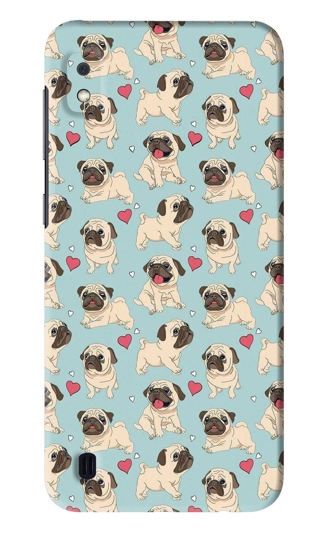 Pug Dog Samsung Galaxy A10 Back Skin Wrap