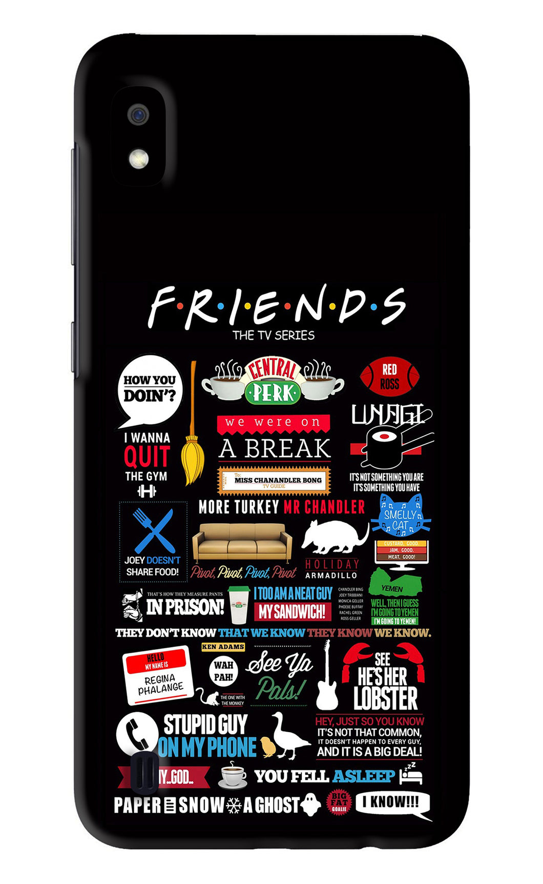 FRIENDS Samsung Galaxy A10 Back Skin Wrap