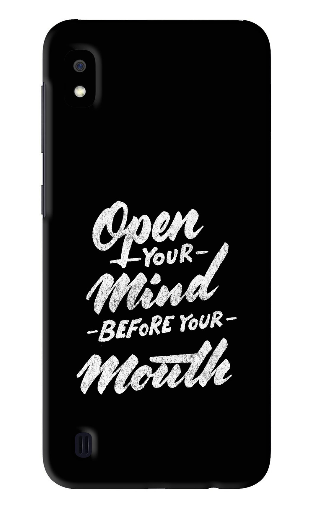 Open Your Mind Before Your Mouth Samsung Galaxy A10 Back Skin Wrap