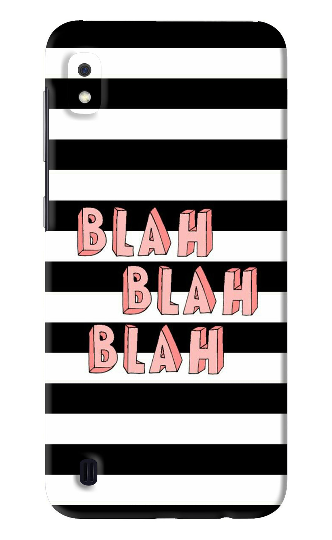 Blah Blah Blah Samsung Galaxy A10 Back Skin Wrap