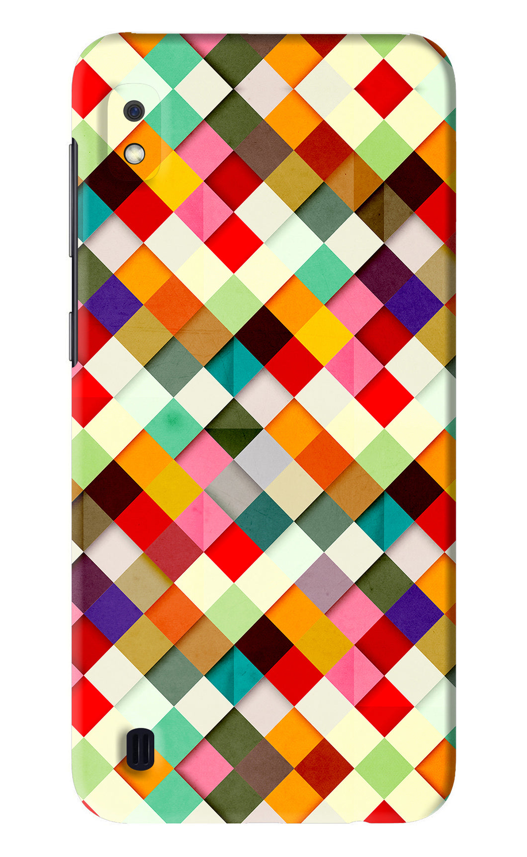 Geometric Abstract Colorful Samsung Galaxy A10 Back Skin Wrap