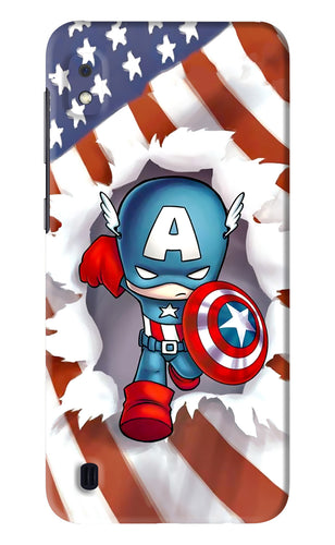 Captain America Samsung Galaxy A10 Back Skin Wrap