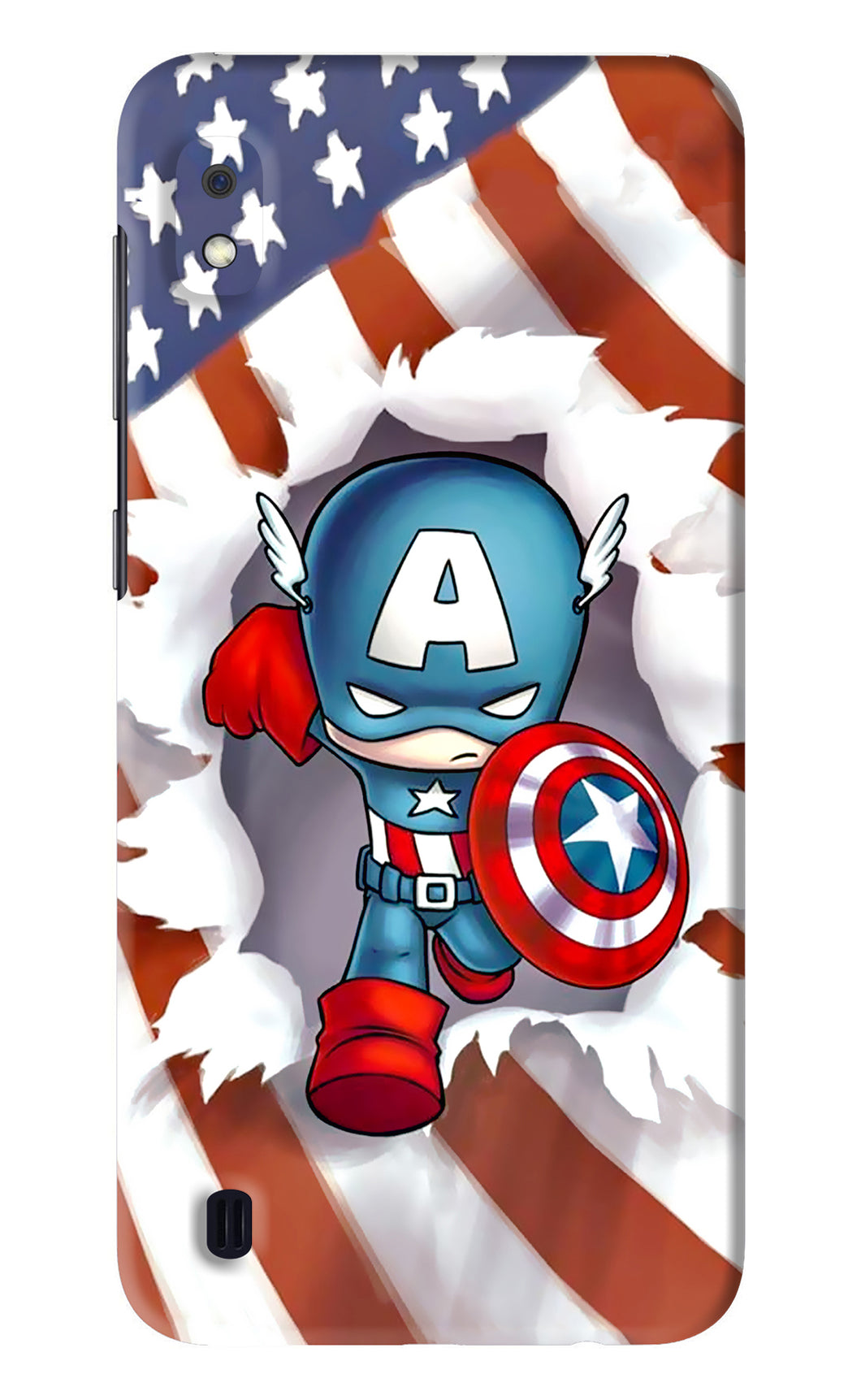 Captain America Samsung Galaxy A10 Back Skin Wrap