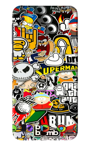 Sticker Bomb Samsung Galaxy A10 Back Skin Wrap