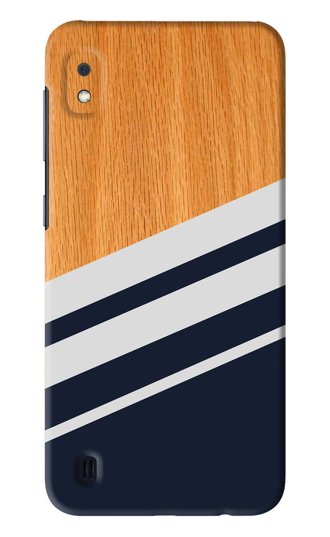 Black And White Wooden Samsung Galaxy A10 Back Skin Wrap