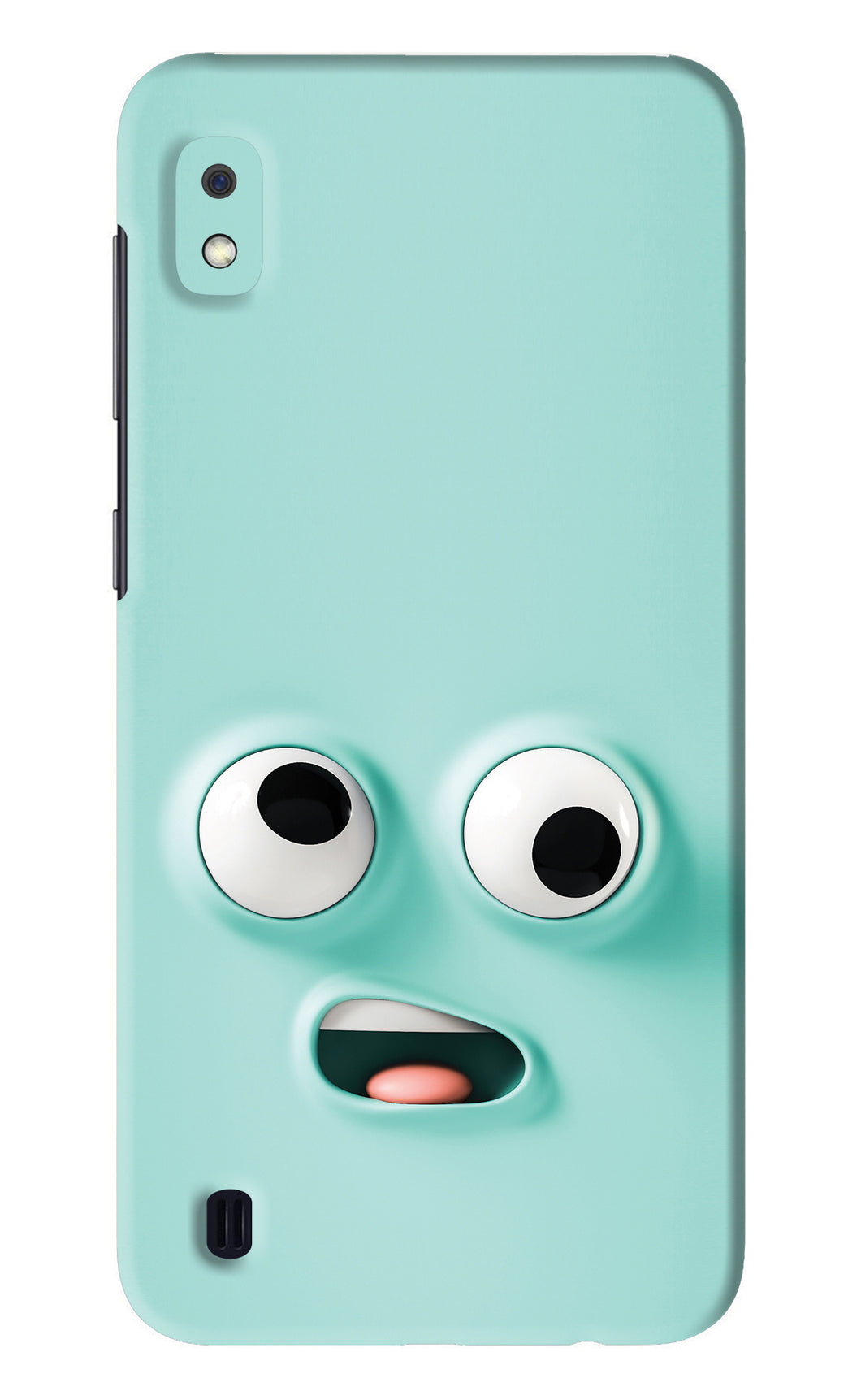 Silly Face Cartoon Samsung Galaxy A10 Back Skin Wrap