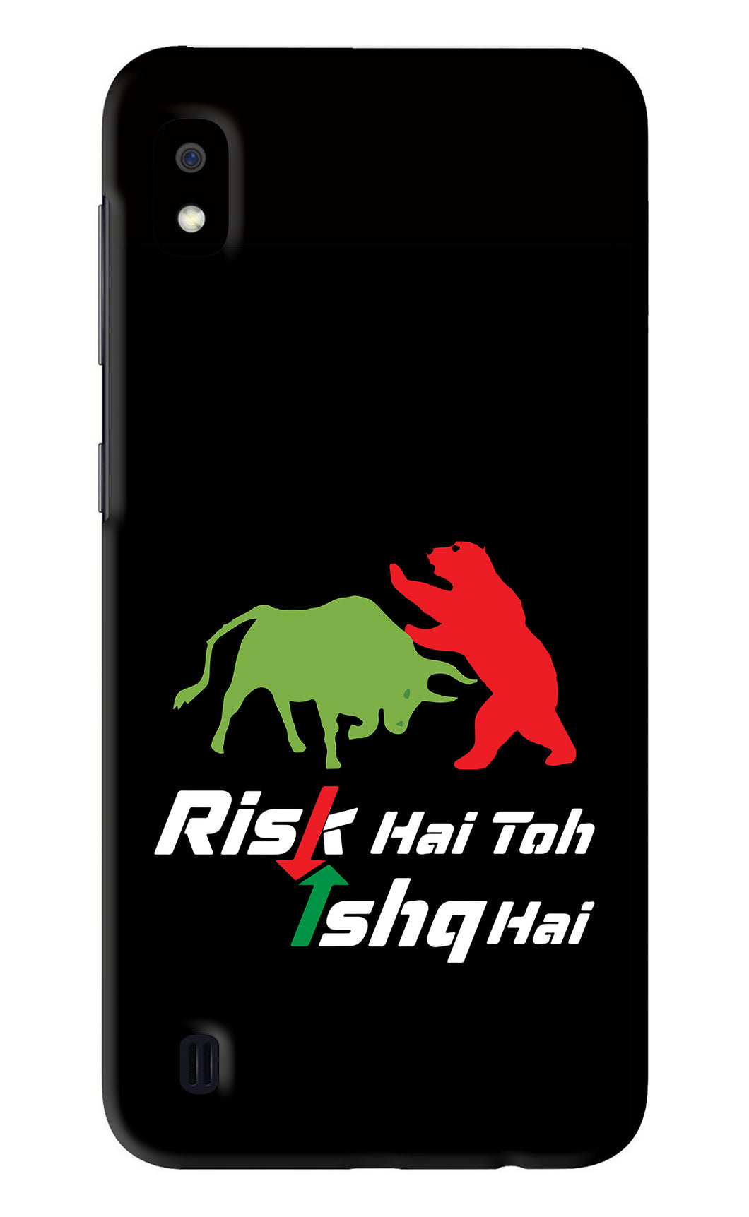 Risk Hai Toh Ishq Hai Samsung Galaxy A10 Back Skin Wrap