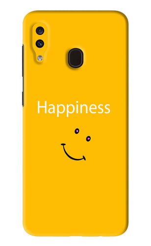 Happiness With Smiley Samsung Galaxy A20 Back Skin Wrap
