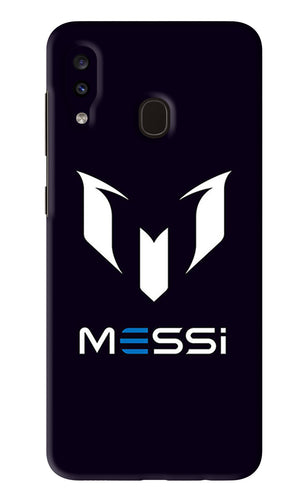 Messi Logo Samsung Galaxy A20 Back Skin Wrap
